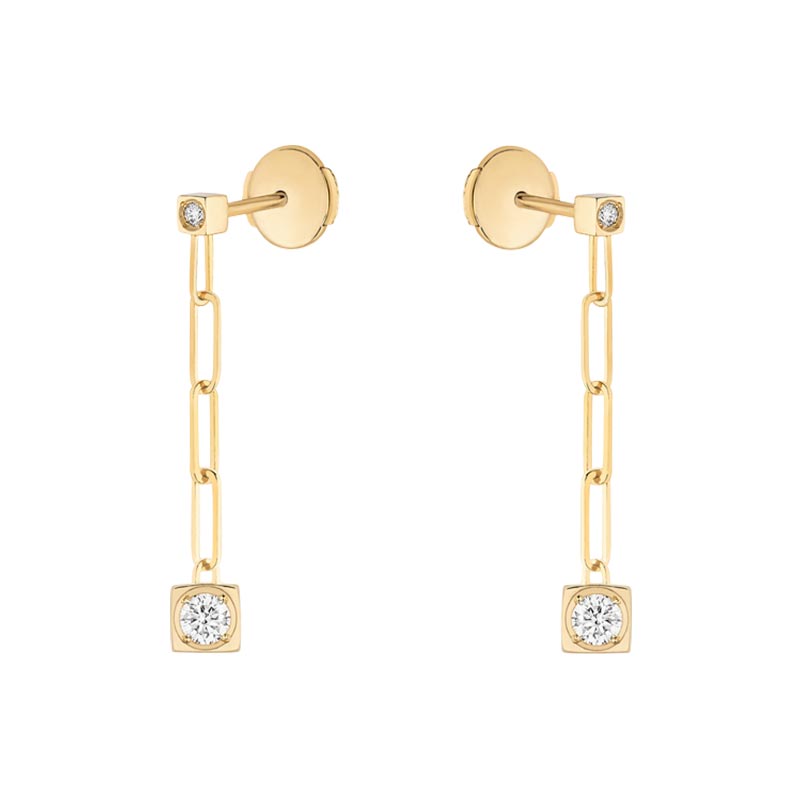 Pendientes dinh van Le Cube Diamant