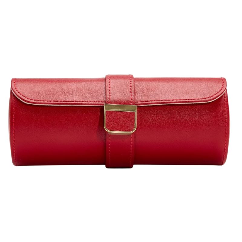 WOLF Palermo Rollo de Reloj Doble con Bolsa para Joyas 213972
