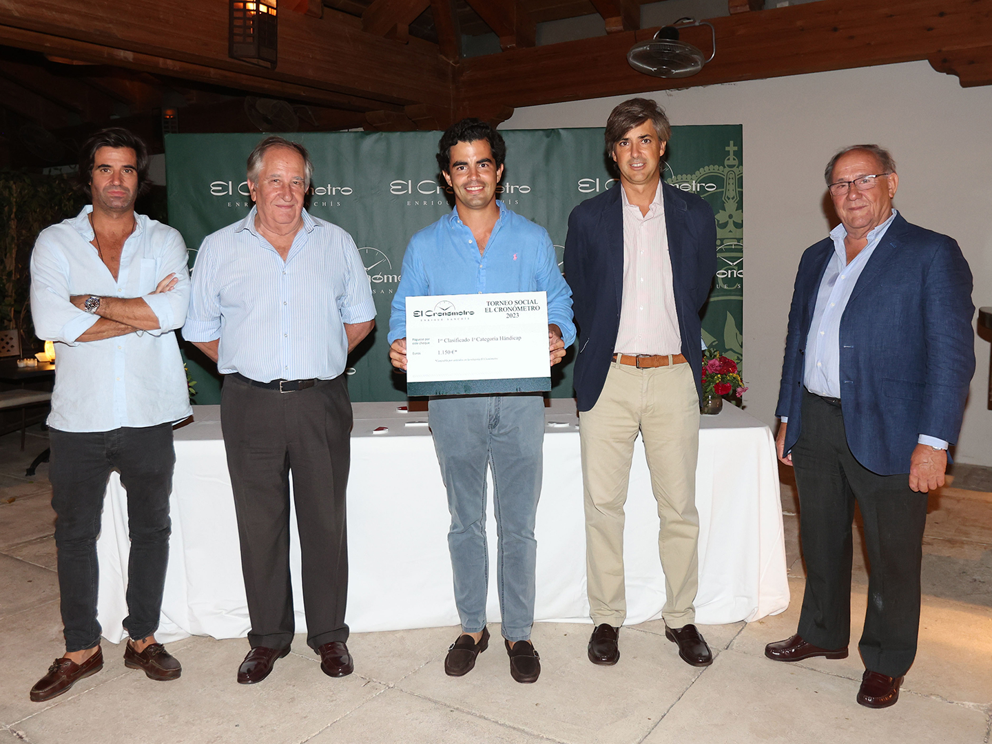 1º Clasificado 1ª Categoría Hándicap.